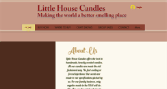 Desktop Screenshot of littlehousecandles.com